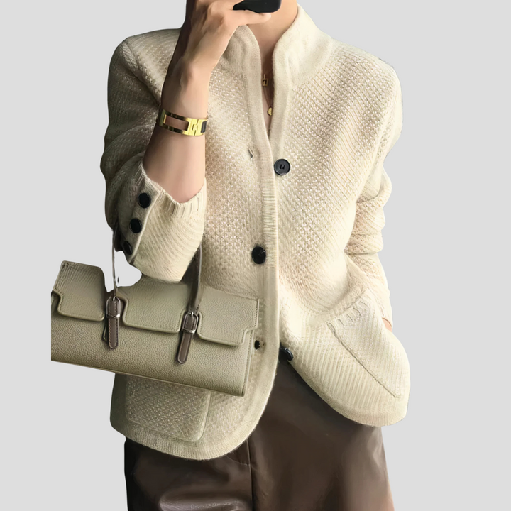 Cashmere cardigan for kvinner