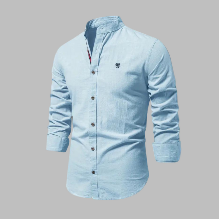 Trendy Langermet Polo Skjorte for Menn