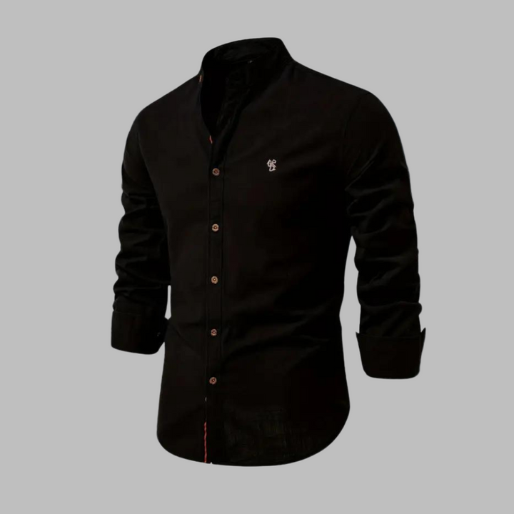 Trendy Langermet Polo Skjorte for Menn