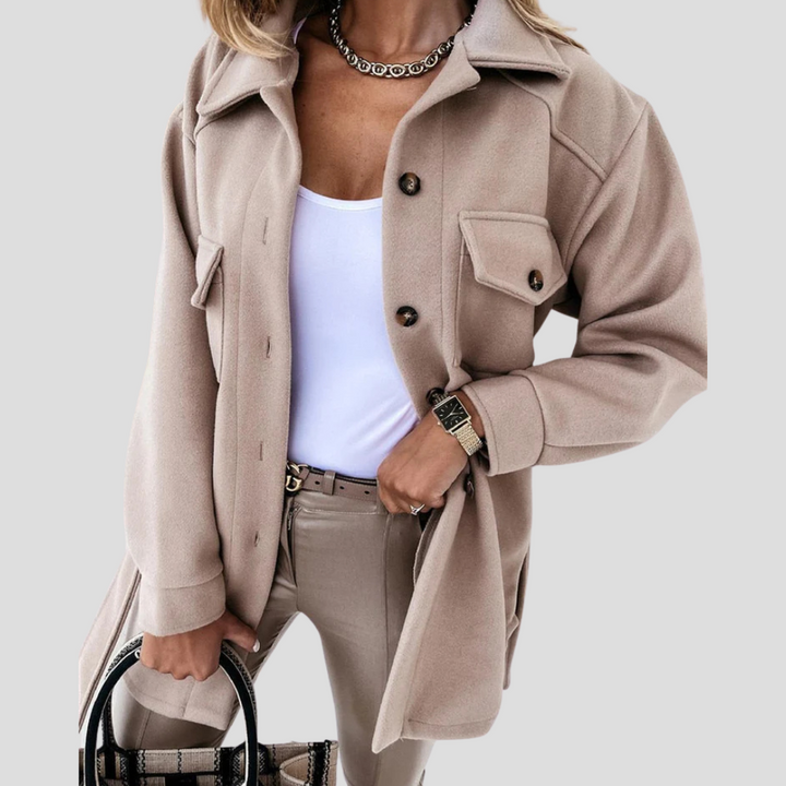 Oversized jakke for kvinner – avslappet lag med allsidig passform