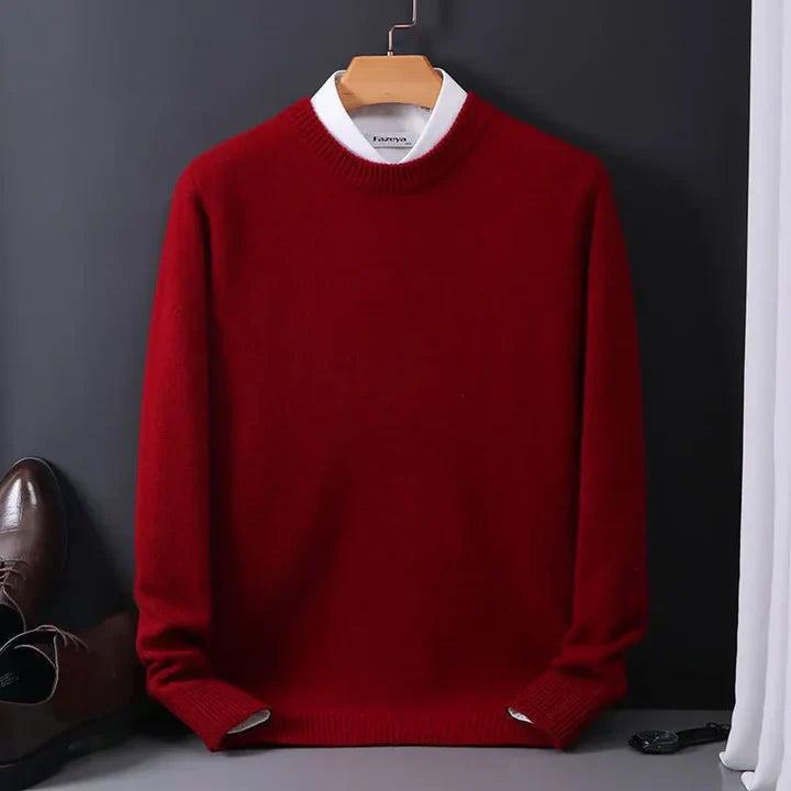 Classic cashmere sweater for men