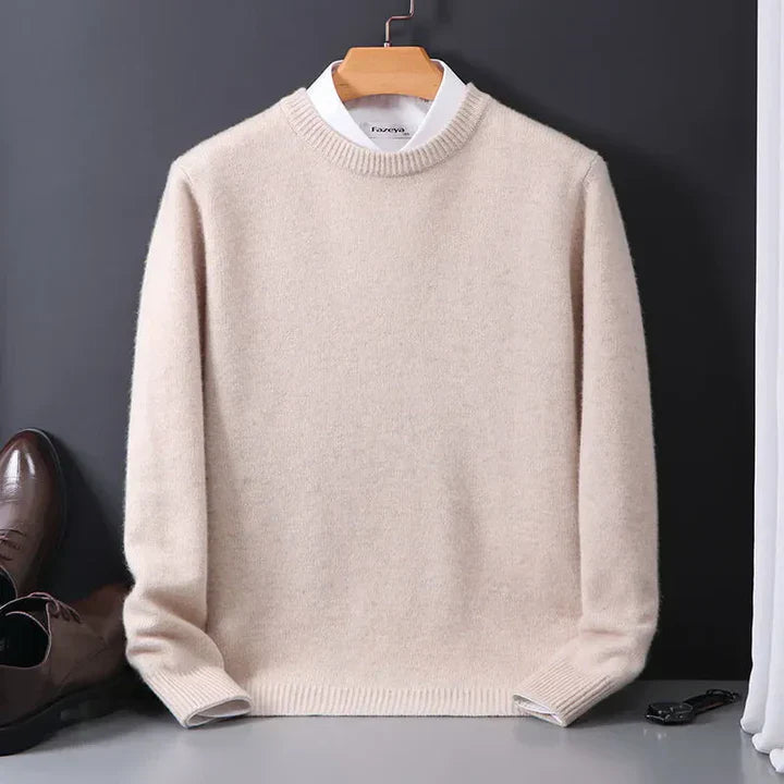 Classic cashmere sweater for men