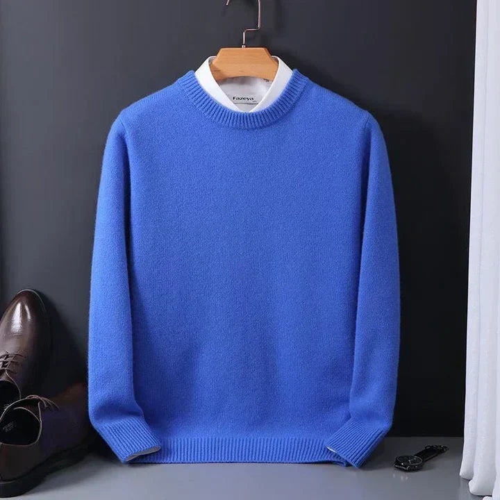 Classic cashmere sweater for men