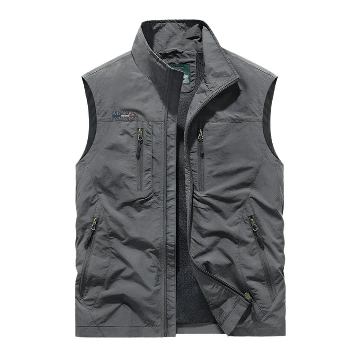 Classic waterproof men's vest for all weather conditions