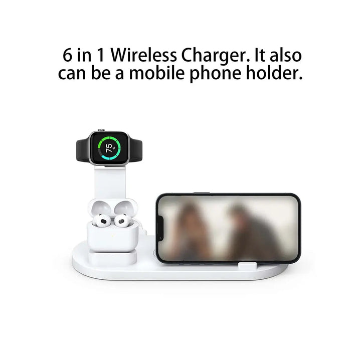 Trådløs ladestasjon for iPhone, Apple Watch og AirPods