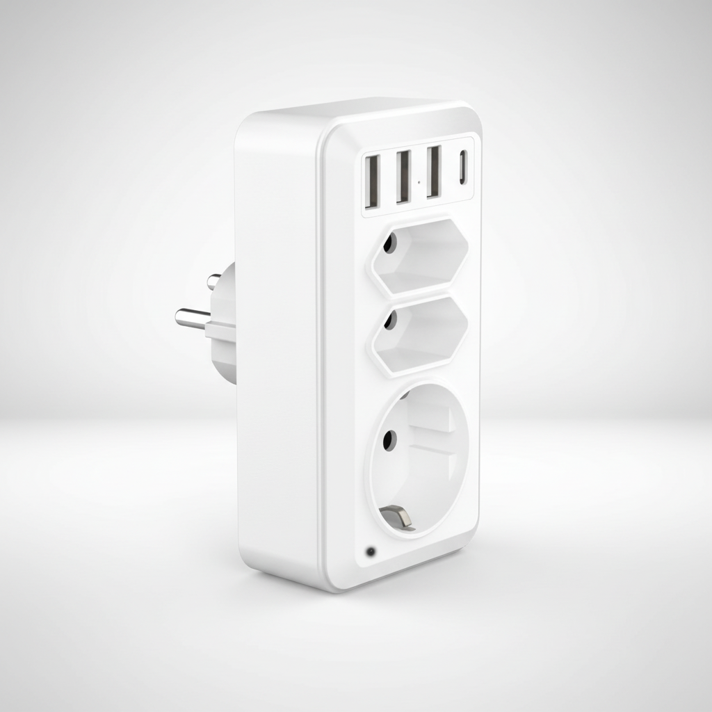 Grenuttak med USB-porter – praktisk strømforsyning til hjem og kontor
