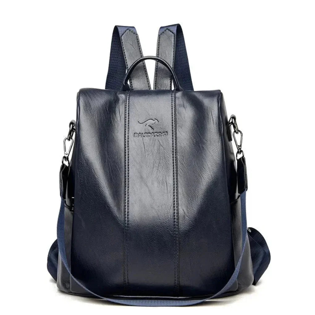 Stilvoller diebstahlsicherer Rucksack für Frauen – stilvolles Lederdesign mit versteckter Aufbewahrung