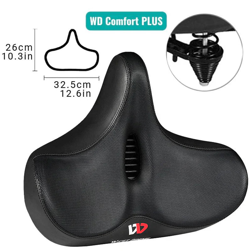 CyclePad Comfortable Bicycle Seat with Extra Wide Seat