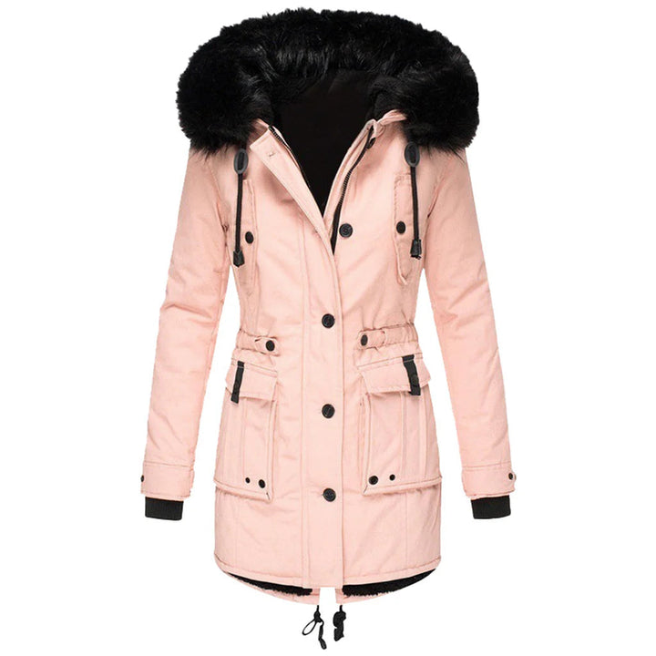 Winter jacket with hood for women Stylish warmth for cold days