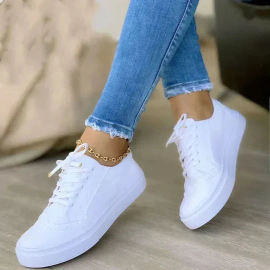 Orthopedic lace-up sneakers for women