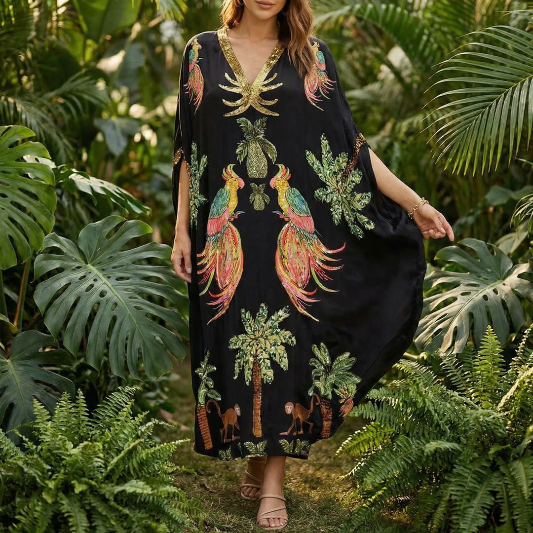 Vid kaftan i ankellengde - Luana