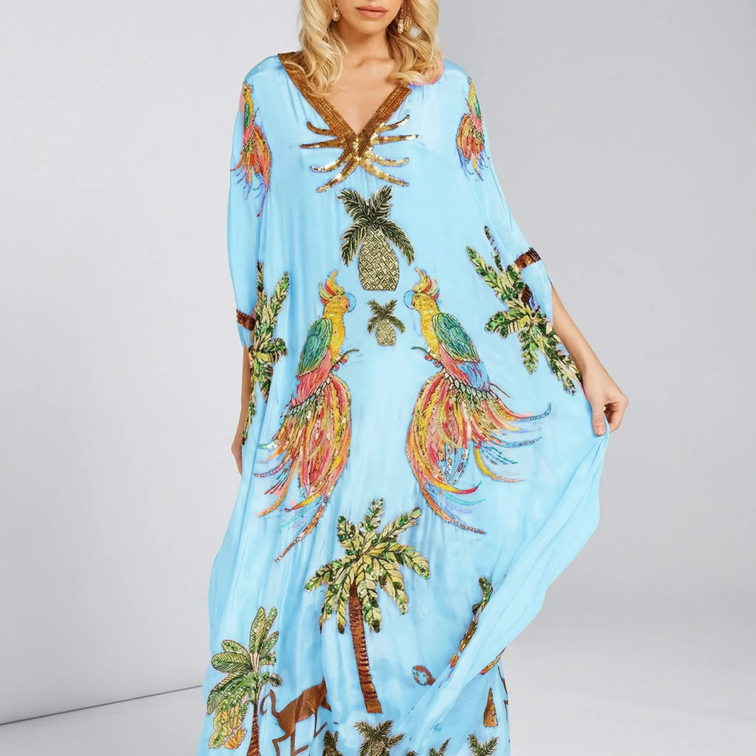 Vid kaftan i ankellengde - Luana