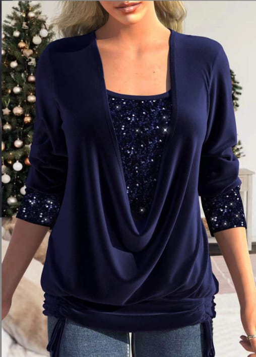 Trendy damebluse – Elin
