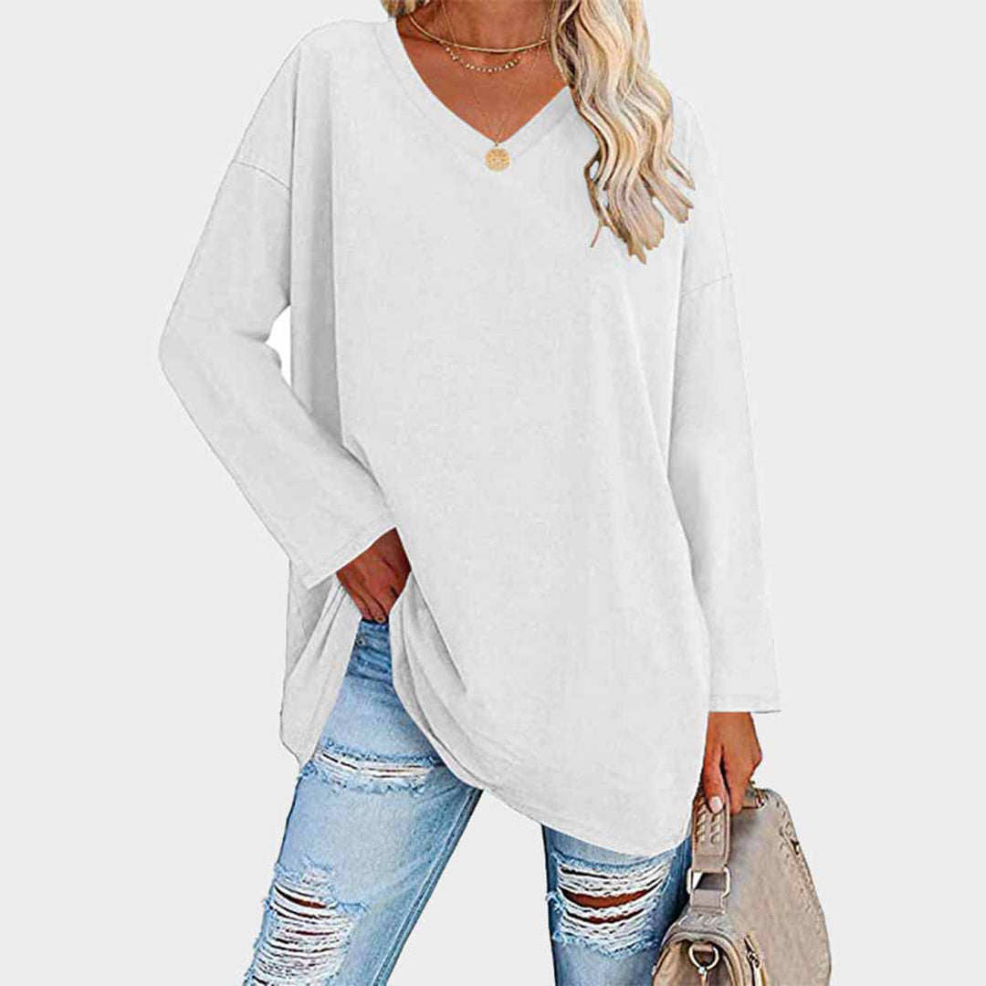 Elegant long-sleeved top