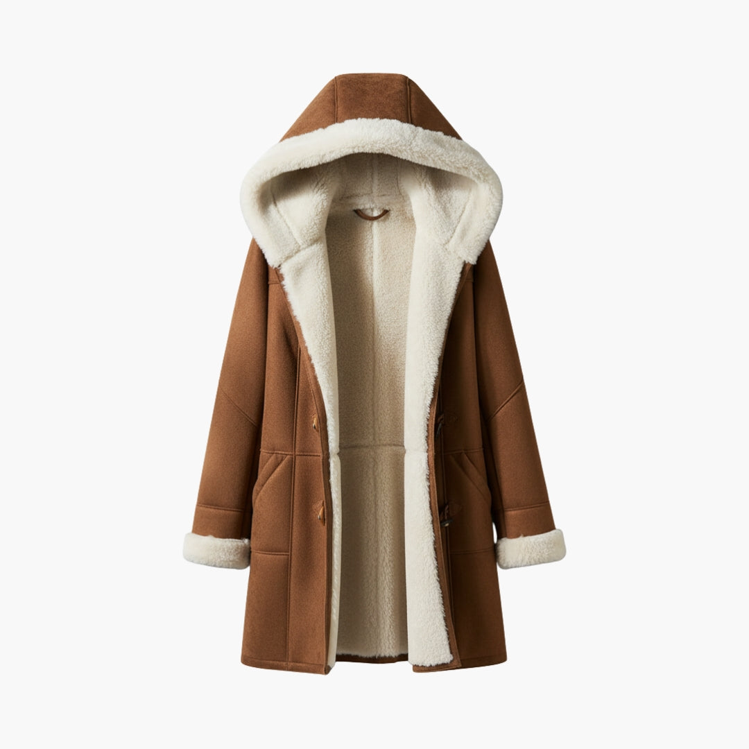 Kvinners Hettefrakk – Toggle Front Stil