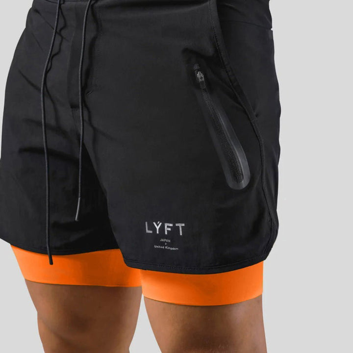 2-in-1 Sport and Training Shorts Men