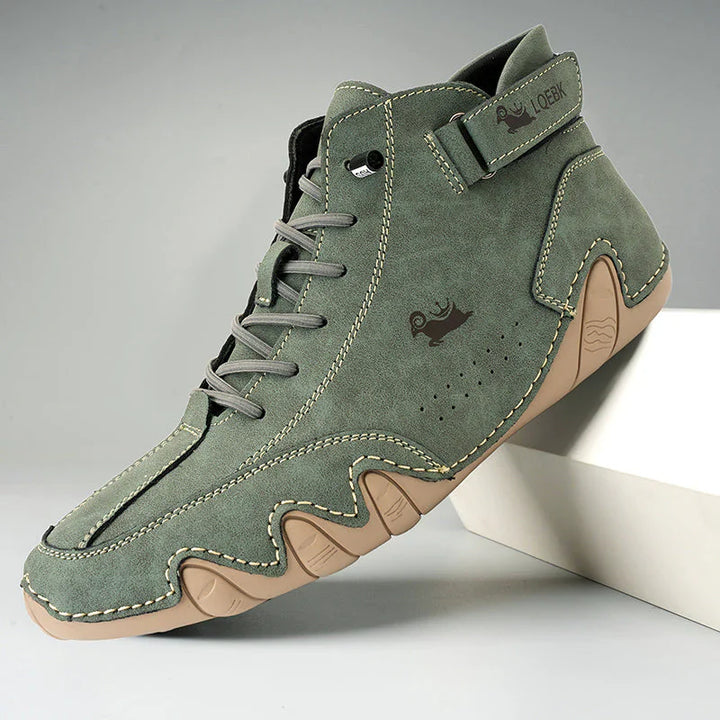 Comfortable orthopedic leather shoes