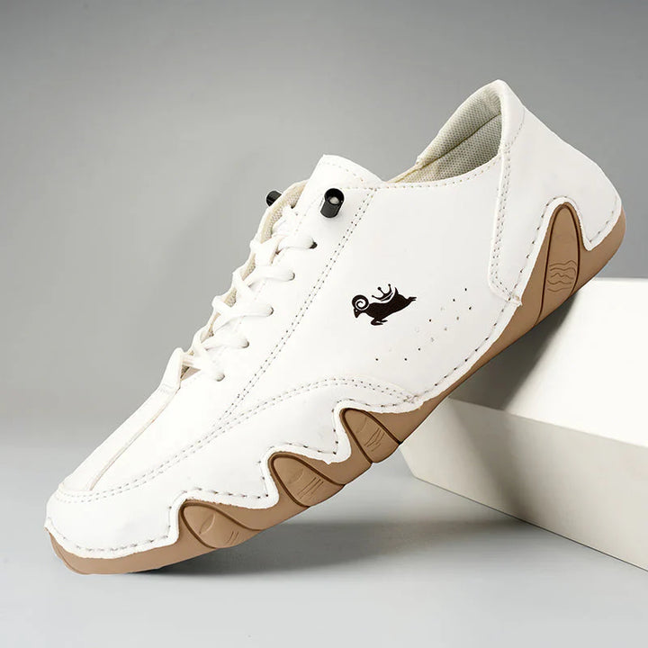 Comfortable orthopedic leather shoes