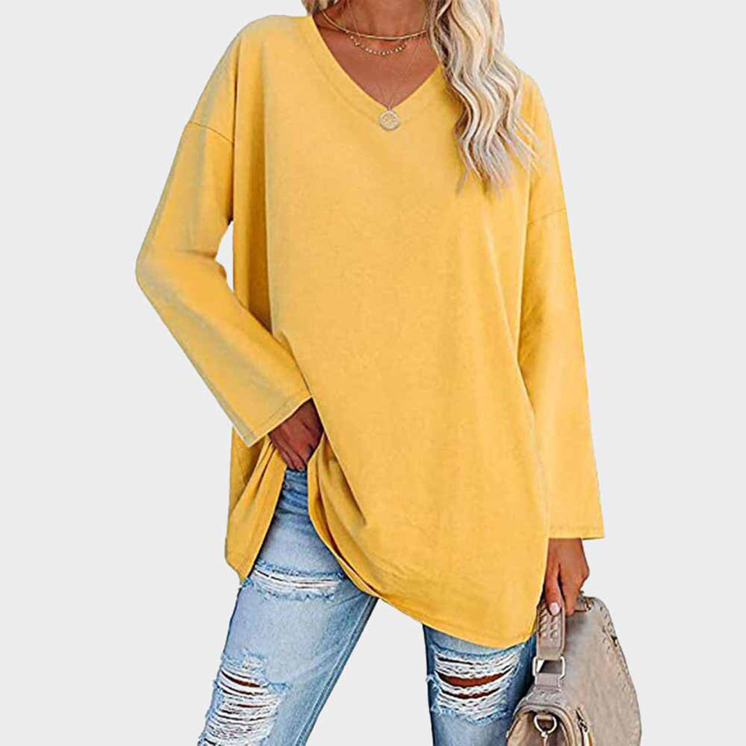 Elegant long-sleeved top