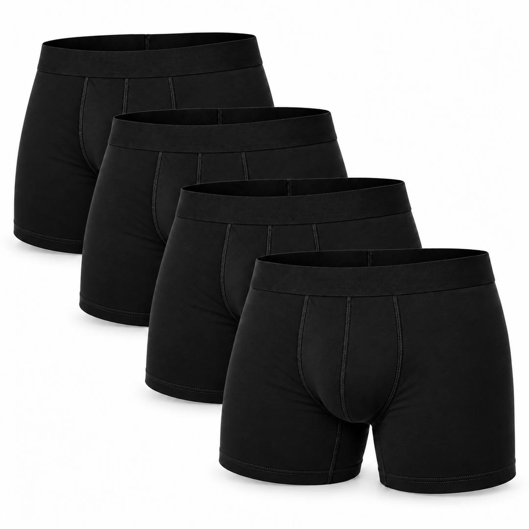Myke boxerbriefs i modal, lengre ben, undertøy som ikke sklir opp