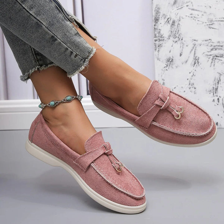 Komfortable Slip-On Loafers for Kvinner