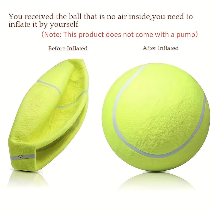 Ekstra slitesterk tennisball for store hunder – Ideell for lek og utendørsaktiviteter