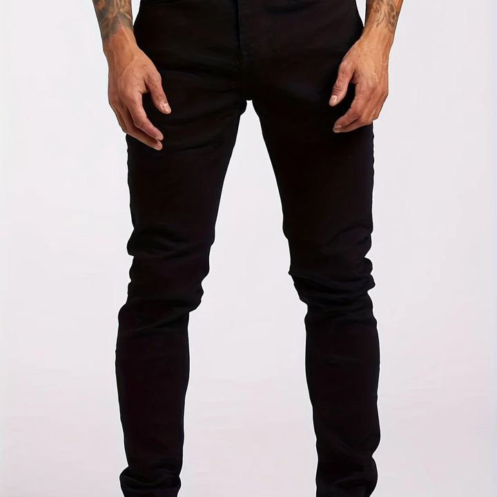 Slim Fit Jeans i stretchdenim for Menn