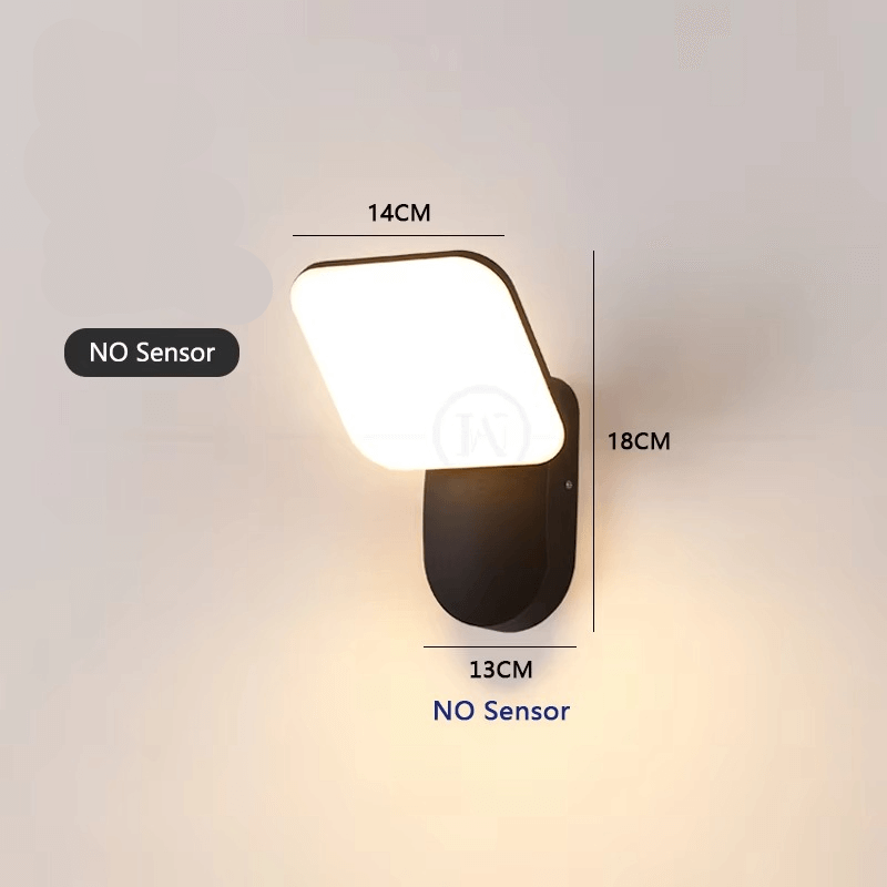 Smart LED-vegglampe med bevegelsessensor