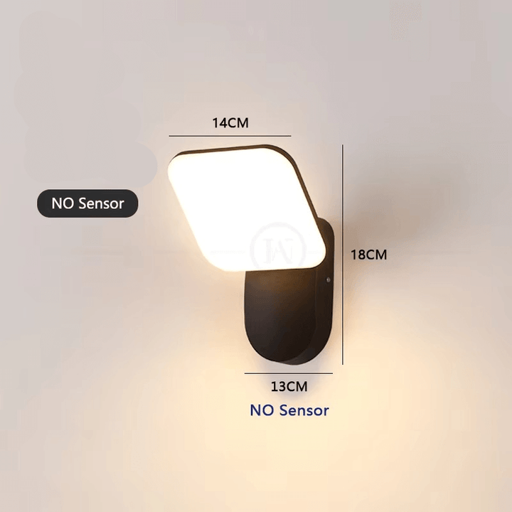 Smart LED-vegglampe med bevegelsessensor
