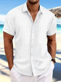 Short-sleeved summer shirt for men