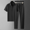 Luxurious two-piece set for men in cotton and linen
