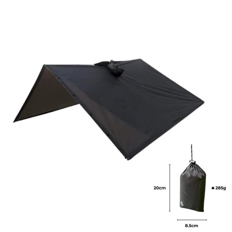 Sammenleggbar regnponcho, oversized