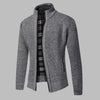 Stylish zip-knit sweater for men