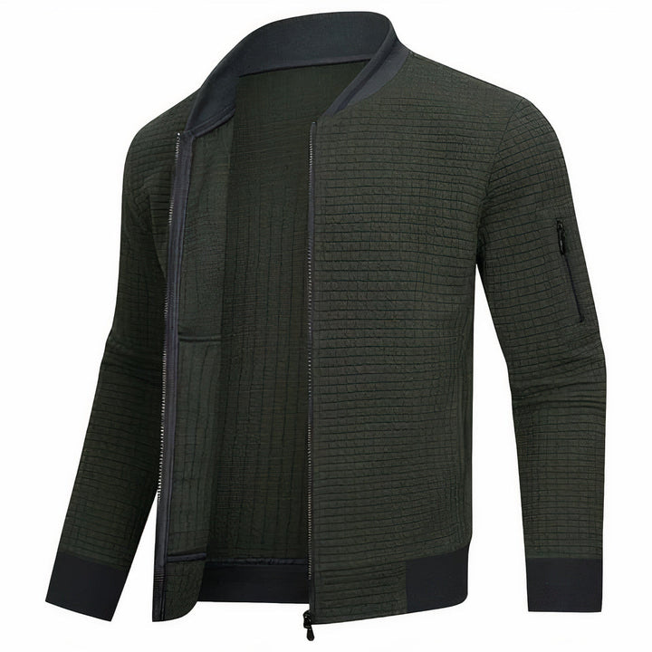 Warm and Relaxed Men's Jacket with Zipper