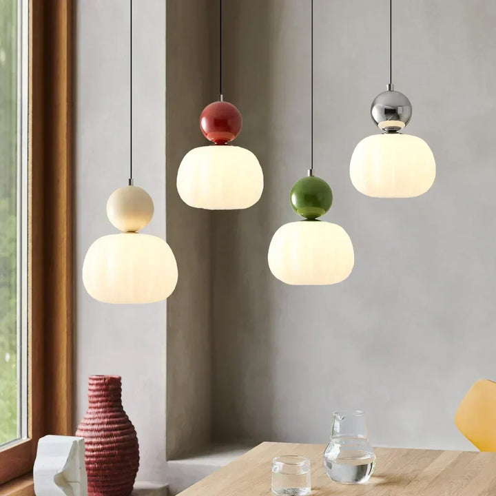 CrèmeLuma taklampe - Art deco-design