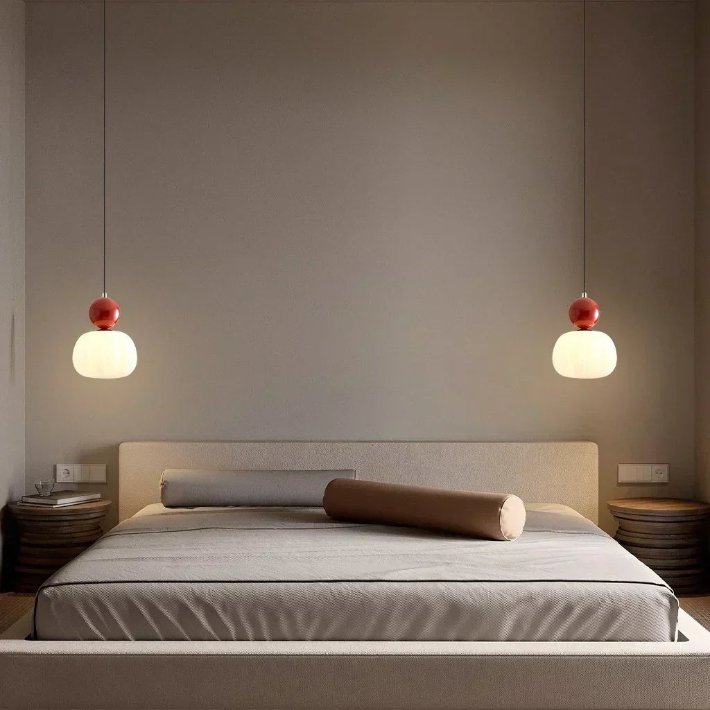 CrèmeLuma taklampe - Art deco-design