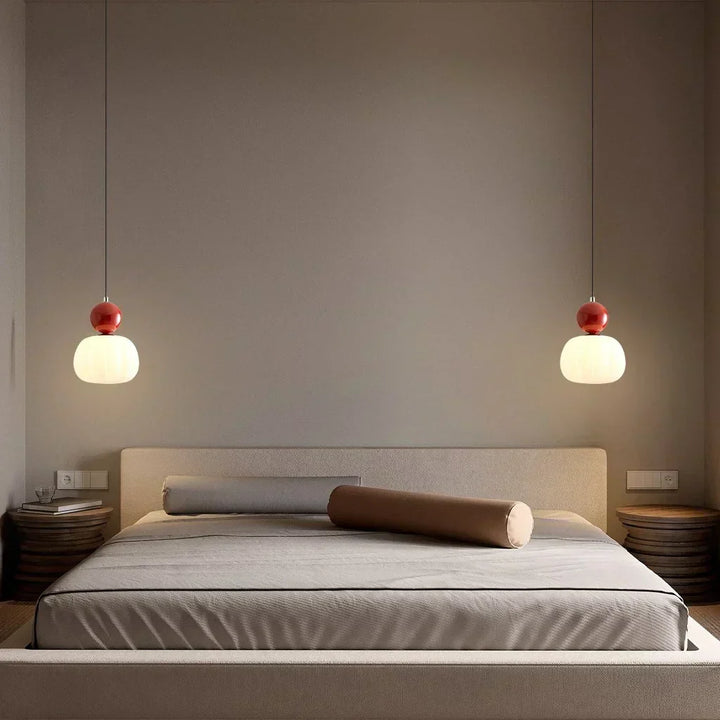 CrèmeLuma taklampe - Art deco-design