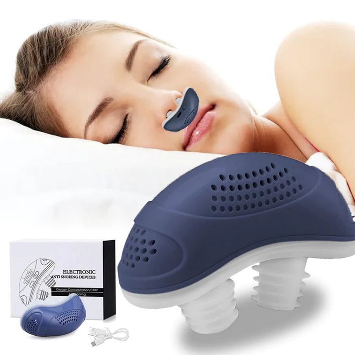 SleepAir Micro CPAP-enhet mot søvnapné – kompakt til reise og anti-snorking - alternativ til CPAP