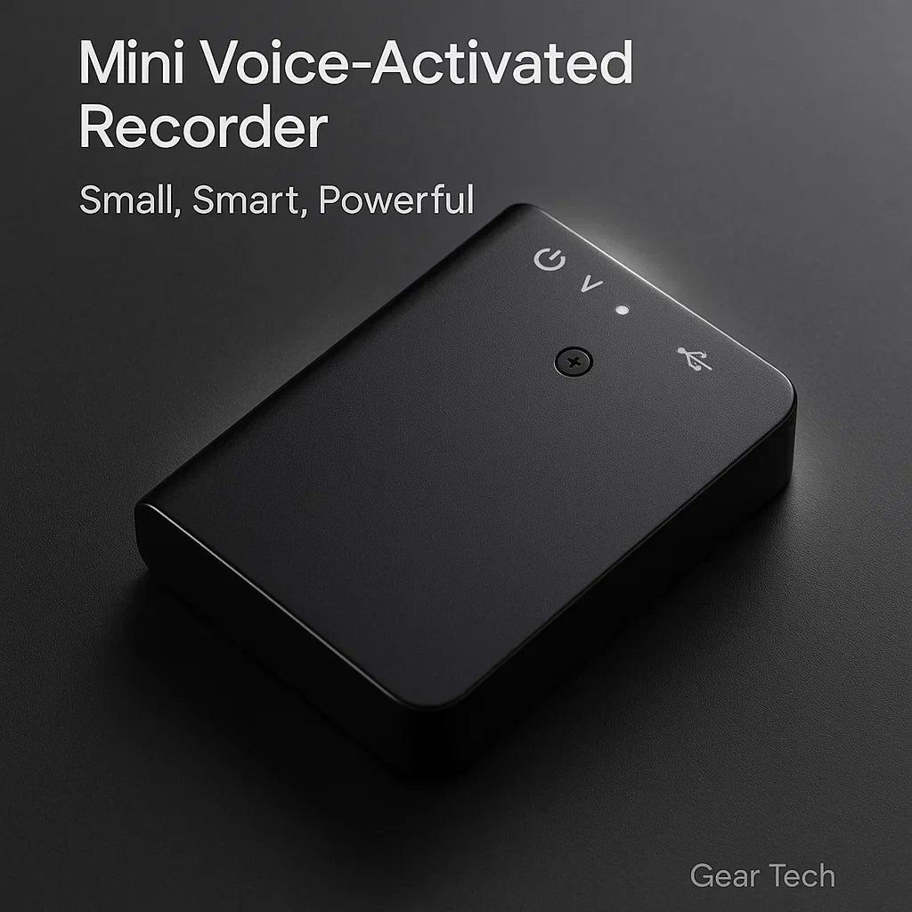 Mini stemmeaktivert opptaker