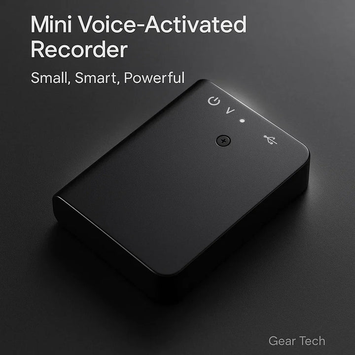 Mini stemmeaktivert opptaker