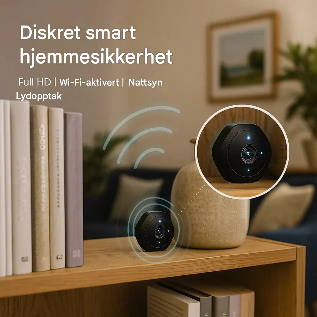 WiFi Mini Sikkerhetskamera
