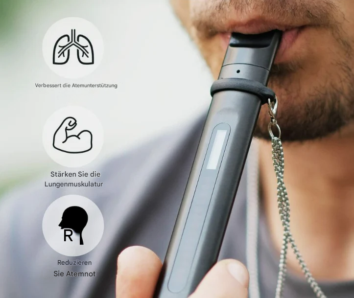 Intelligent pustetrener for trening av åndedrettsmusklene – BreathBoost