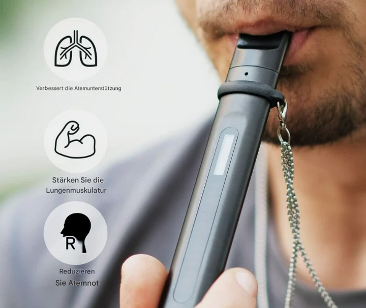 Intelligent pustetrener for trening av åndedrettsmusklene – BreathBoost