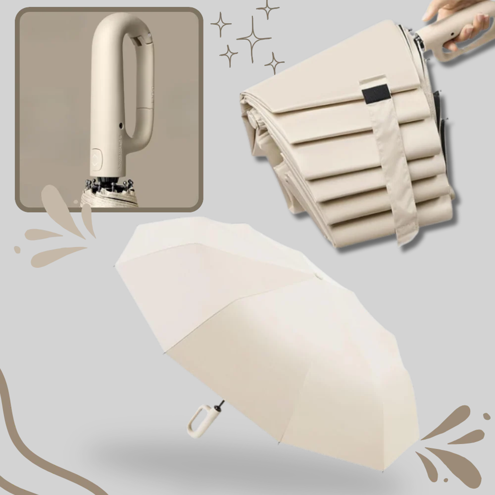 Automatisk låsende paraply Pålitelig design med værbeskyttelse