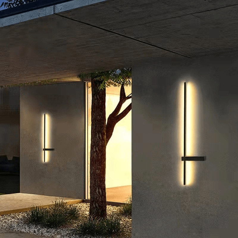 Moderne LED-utendørs vegglampe