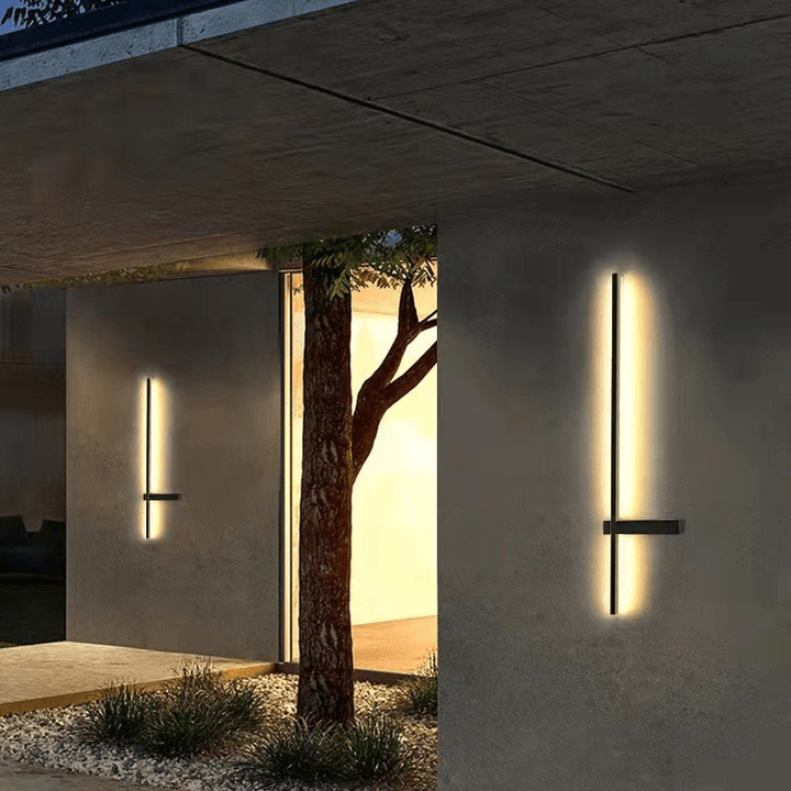 Moderne LED-utendørs vegglampe
