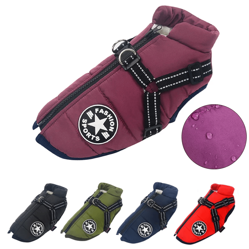 PupGuard - Vinterjakke for Hund med Sele