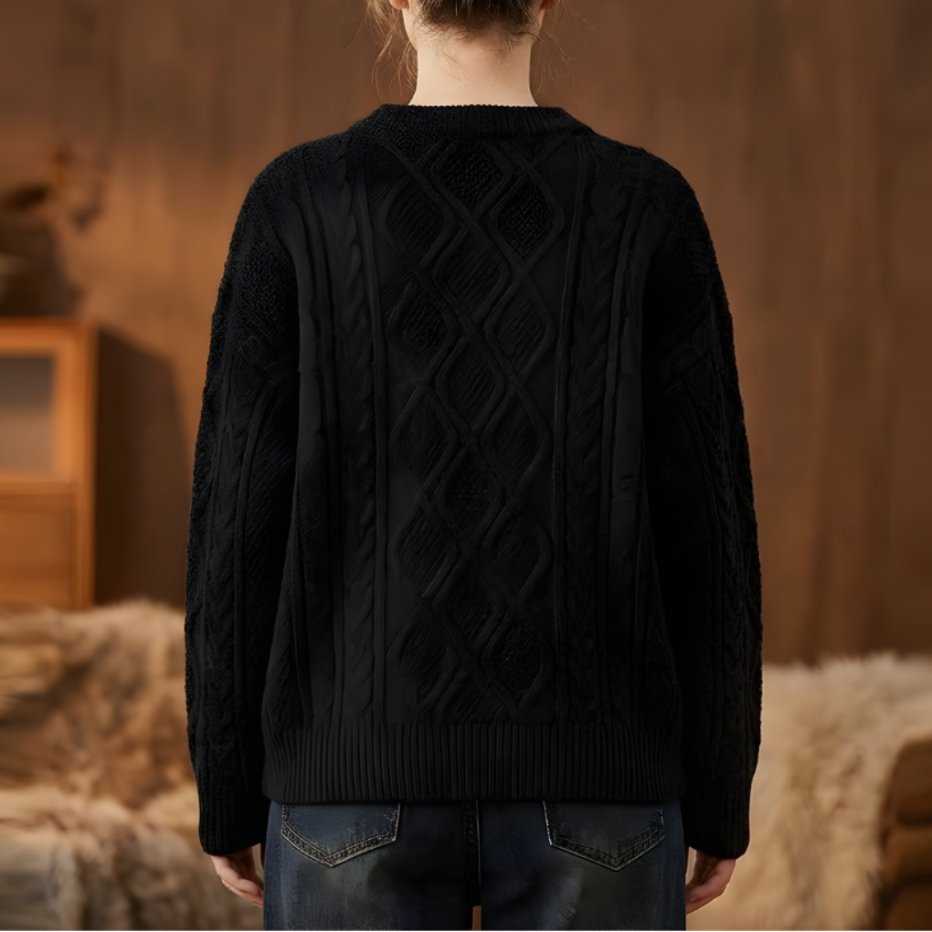 Kvinnes Vintage 90-talls Crewneck Pullover