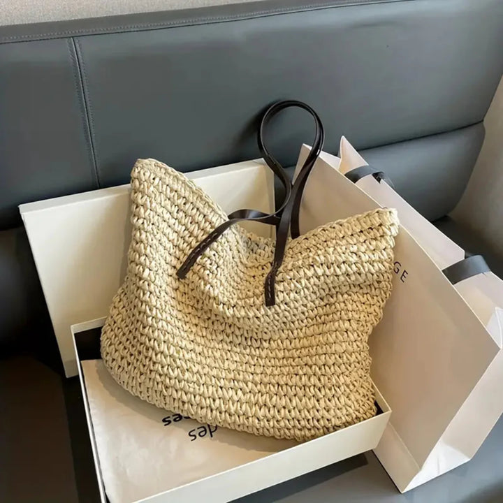 Dame vevd tote-bag – Stilig bæreveske for hverdagsbruk