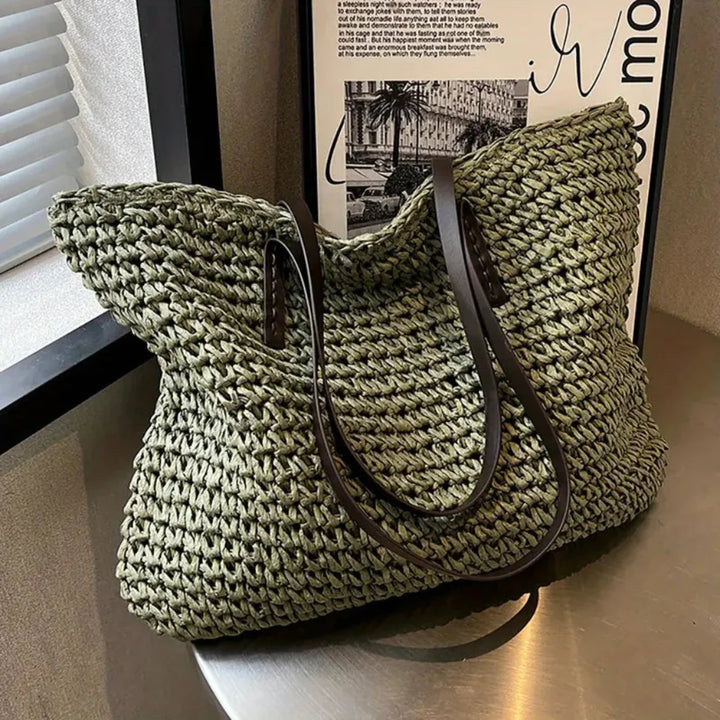 Dame vevd tote-bag – Stilig bæreveske for hverdagsbruk
